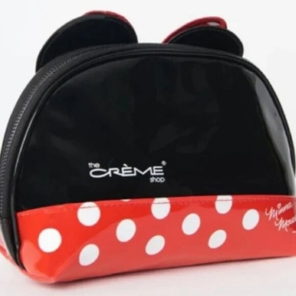 The Crème Shop Minnie Mouse Dome Travel/Makeup Pouch (Red) New - Picture 2 of 2